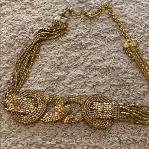 Gold chain belt